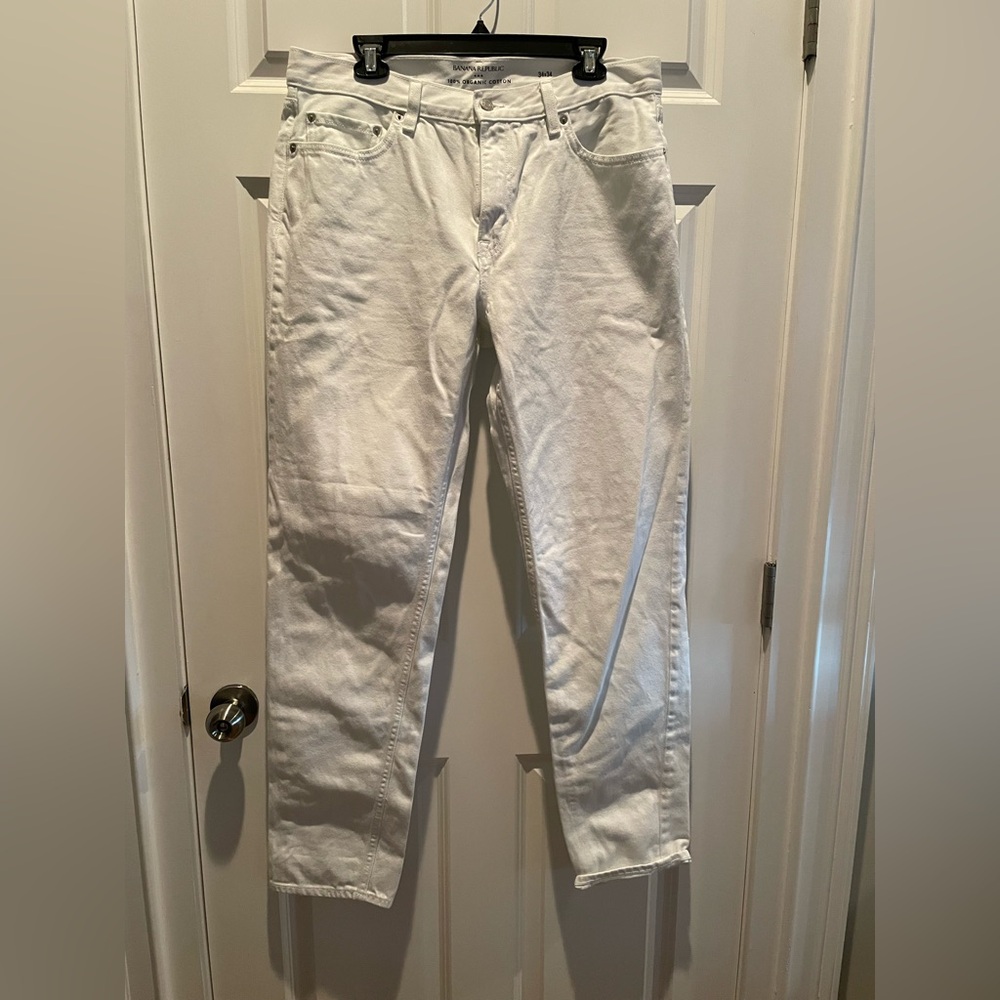 Banana Republic classic white jean